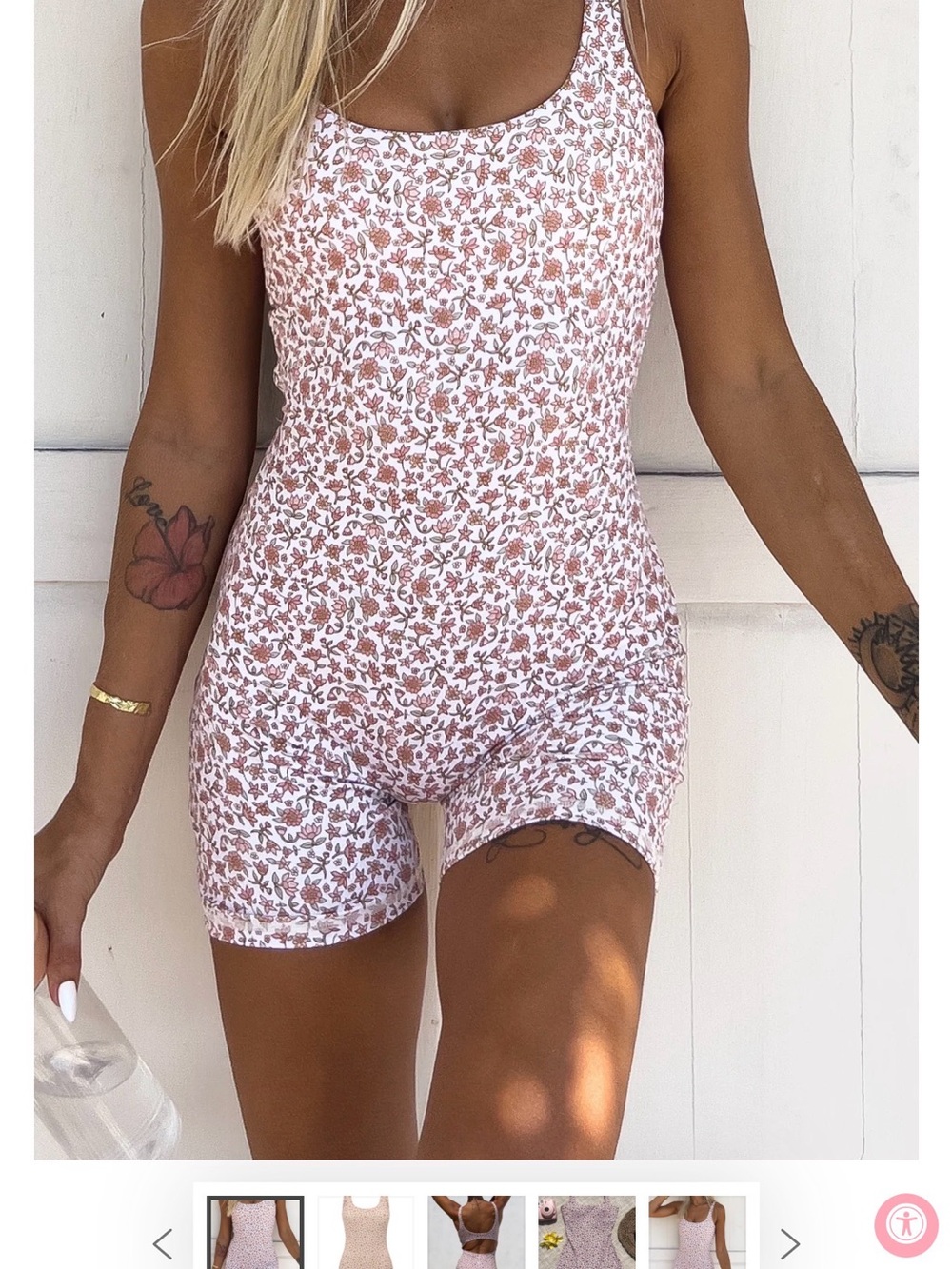 Kavala Activewear Onesie in White